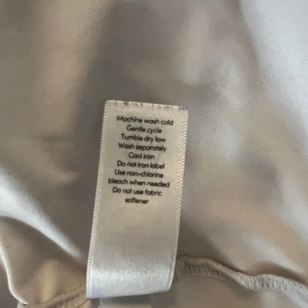 Athleta White Athletic Polo Shirt Women Medium Stretch Golf Top - Picture 13 of 16